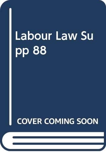 Supplement Labor '88