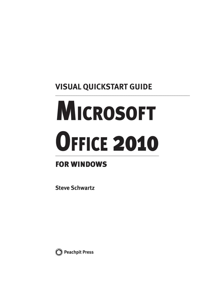 Microsoft Office 2010 for Windows