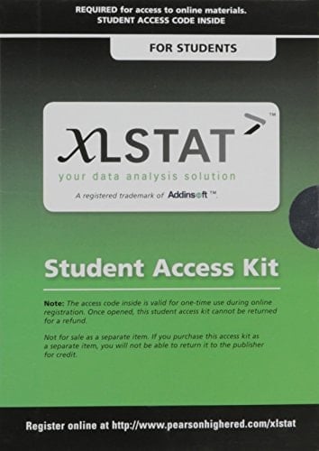 XLStat for Pearson Education Access Code Card [BUNDLE ITEM ONLY]