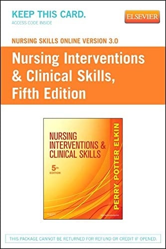 Nursing Skills Online Version 3.0 for Nursing Interventions & Clinical Skills (Access Code)