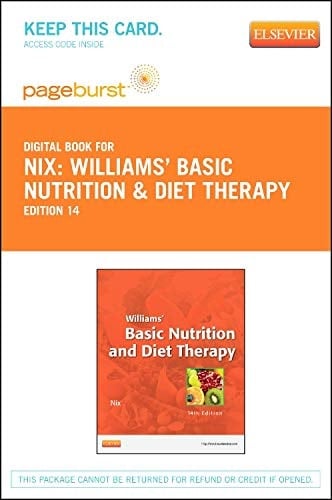 Williams' Basic Nutrition & Diet Therapy Pageburst Access Code