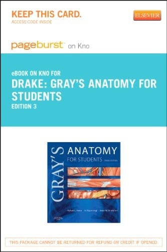 Gray's Anatomy for Students Elsevier eBook on Intel Education Study (Retail Access Card)