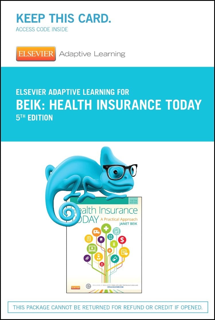 Elsevier Adaptive Learning for Health Insurance Today (Access Code)