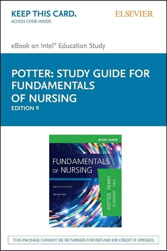 Study Guide for Fundamentals of Nursing - Elsevier eBook on Intel Education Study (Retail Access Card)