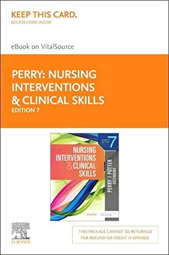 Nursing Interventions & Clinical Skills Elsevier eBook on VitalSource (Retail Access Card)