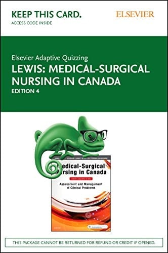 Elsevier Adaptive Quizzing For Lewis: Medical-Surgical Nursing in Canada