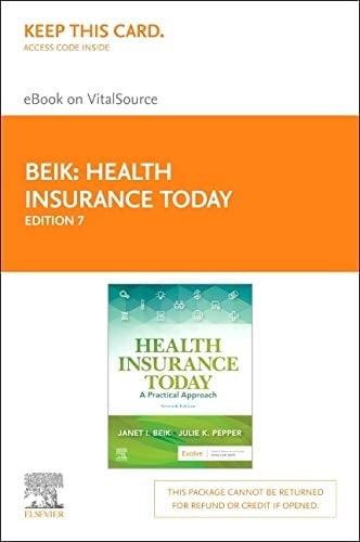 Health Insurance Today - Elsevier eBook on VitalSource (Retail Access Card)