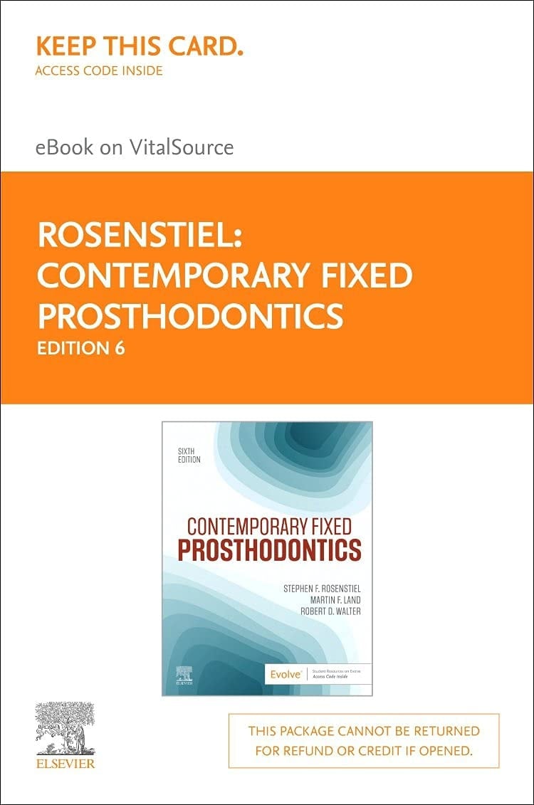 Contemporary Fixed Prosthodontics - Elsevier eBook on VitalSource (Retail Access Card)