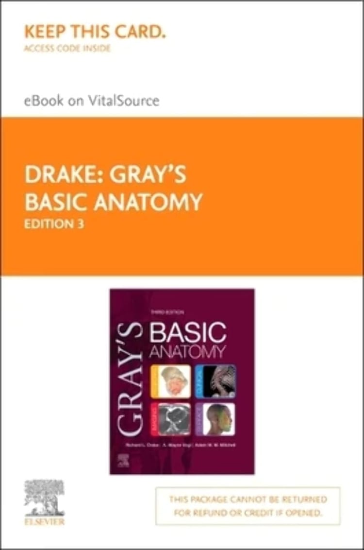 Gray's Basic Anatomy Elsevier EBook on Vitalsource (Retail AccessCard).