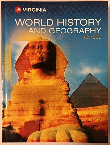 World History and Geography To 1500. Virginia ed., 2018. Pearson. ISBN 9780328944620