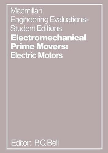 Electromechanical Prime Movers Electric Motors