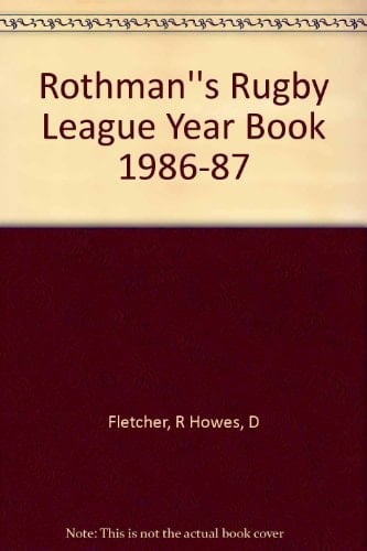 Rothmans Rugby League Yearbook 1986-87