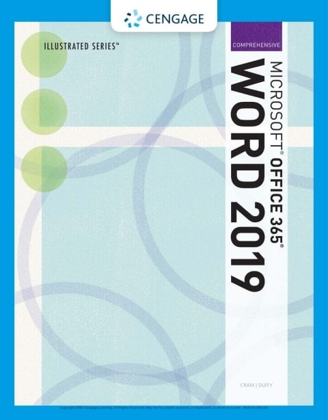 Illustrated Microsoft Office 365 & Word 2019 Comprehensive (MindTap Course List)