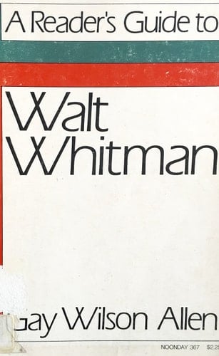 Reader's Guide to Walt Whitman