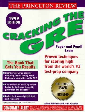 Cracking the GRE 1999