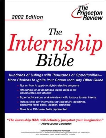 The Internship Bible 2002