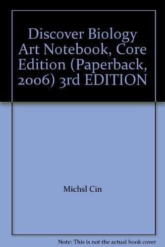 Discover Biology Art Notebook, Core Edition