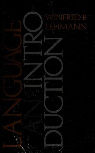 Language: An introduction