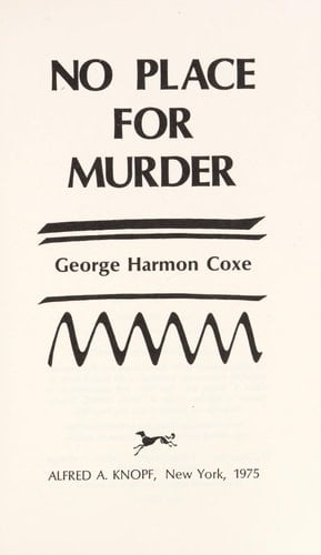 No Place for Murder