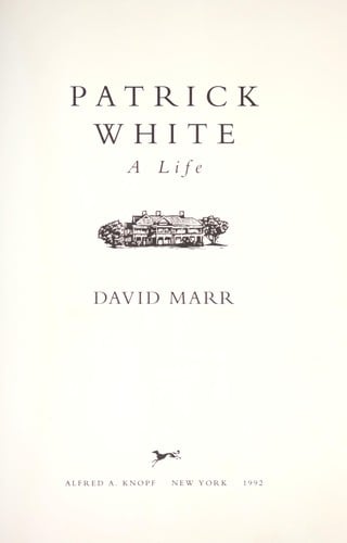 Patrick White: A Life