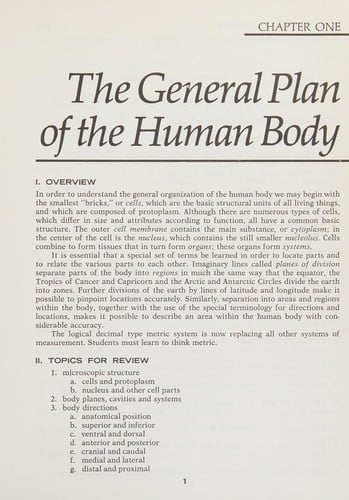 Structure and Function of the Human Body
