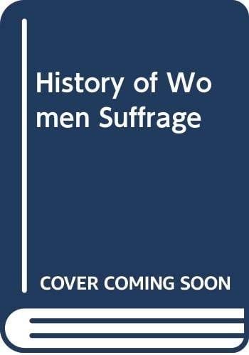 History of Woman Suffrage: 1900-1920