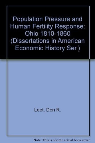 Population Pressure and Human Fertility Response Ohio, 1810-1860