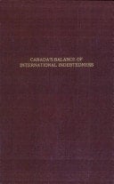 Canada's Balance of International Indebtedness, 1900-1913
