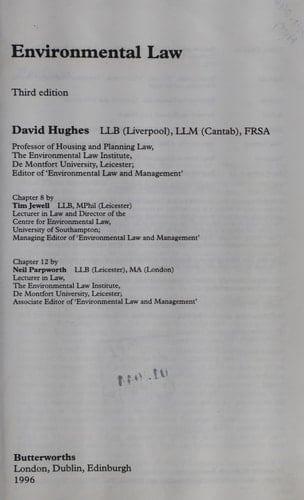 Environmental Law
