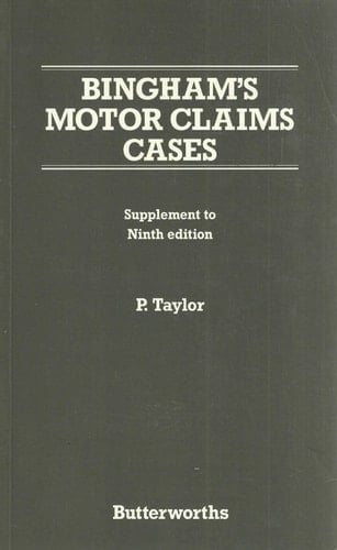 Bingham's Motor Claims Cases