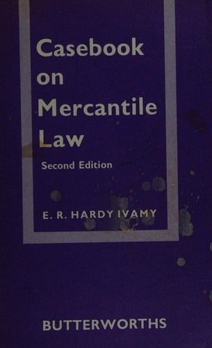 Casebook on Mercantile Law