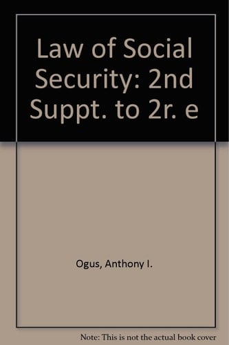 The Law of Social Security