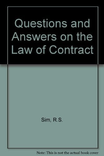 Questions and Answers on the Law of Contract