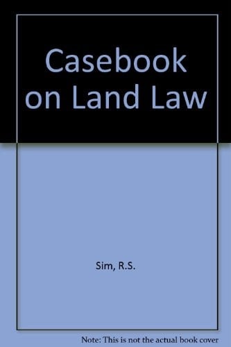 Casebook on Land Law