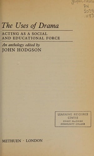 The Uses of Drama