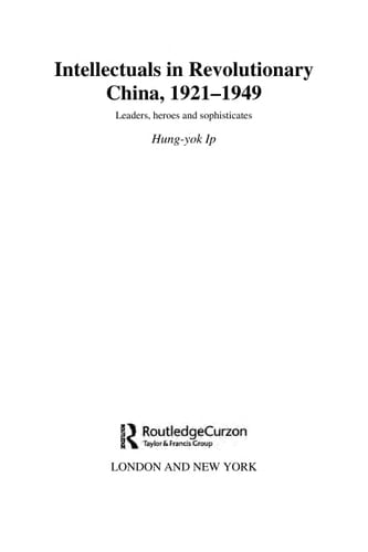 Communist Intellectuals in China