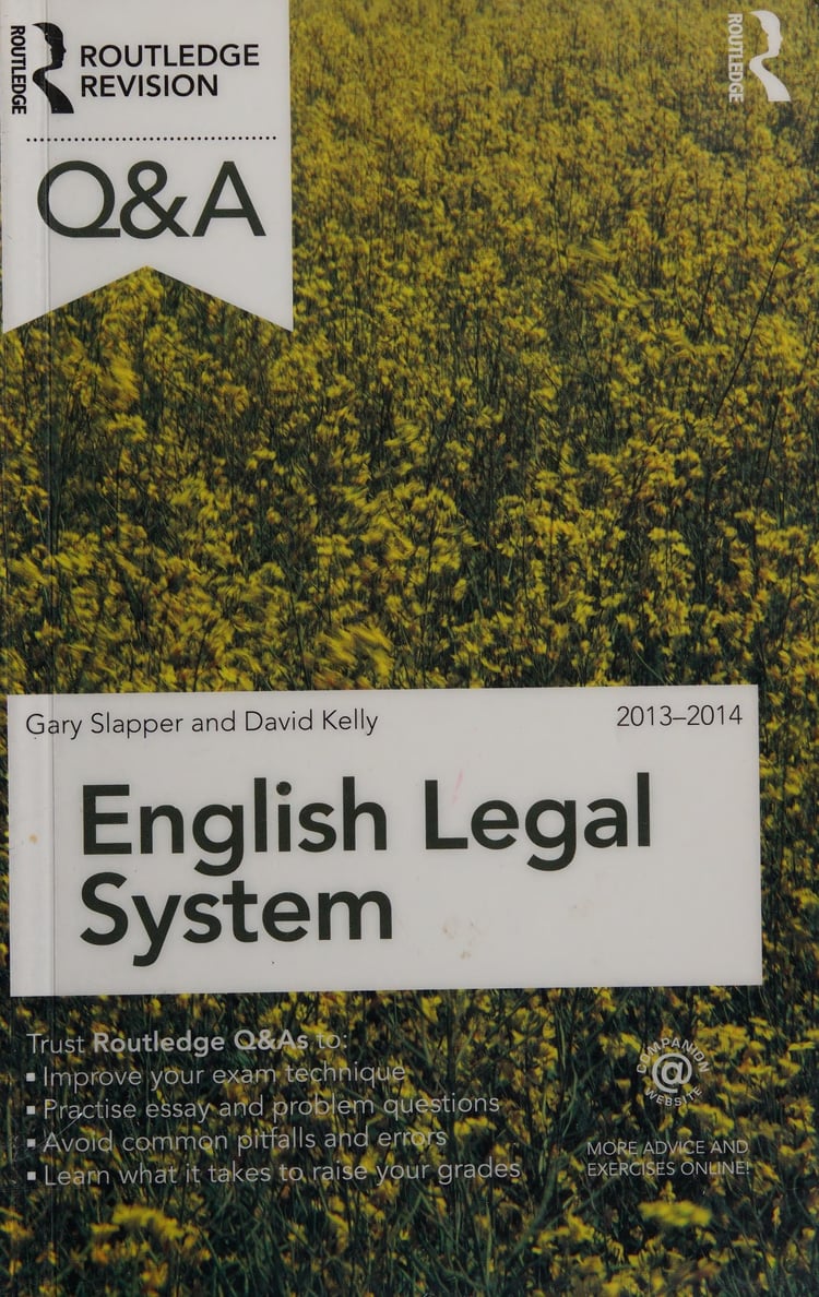 Q&A English Legal System 2013-2014