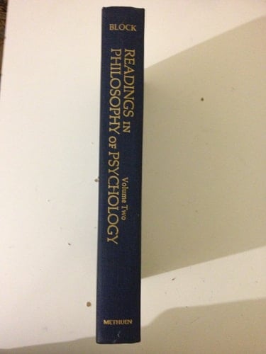 Readings in Philosophy of Psychology