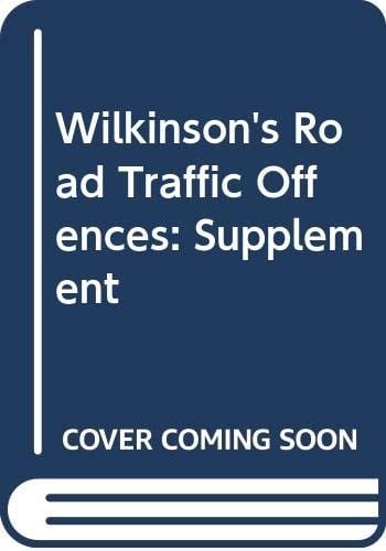 Wilkinson's Road Traffic Offences