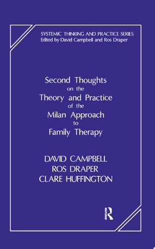 Second Thoughts on the Theory and Practice of the Milan Approach to Family Therapy