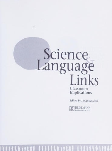 Science and Language Links: Classroom Implications