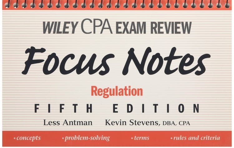 Wiley CPA Examination Review Focus Notes Regulation
