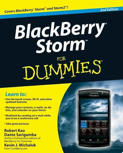 BlackBerry Storm For Dummies