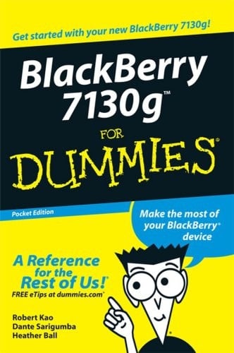 Blackberry 7130c for Dummies