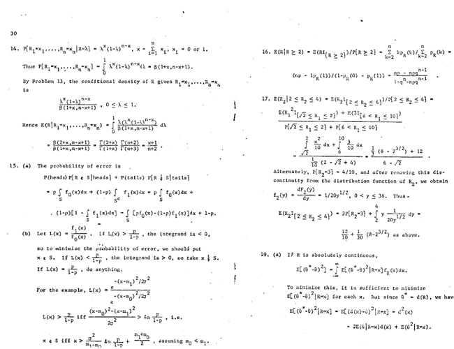 Solutions Basic Probability Theory