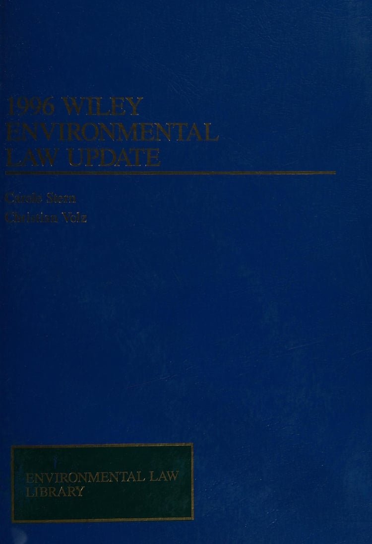 1996 Wiley Environmental Law Update