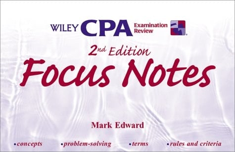 Wiley CPA Examination Review Focus Notes, Four Volume Set