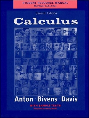 Student Resource Manual to accompany Calculus, 7e with Sample Tests