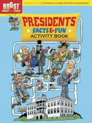 Presidents Facts And Fun Activity Book
