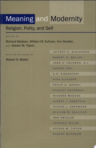 Meaning and Modernity Religion, Polity, and Self